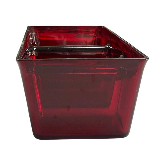 Ruby Red Acrylic Divided Tray Long 3 Section - Picture 4 of 8